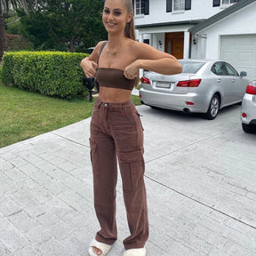Calça Jeans Cargo Havanaomfort