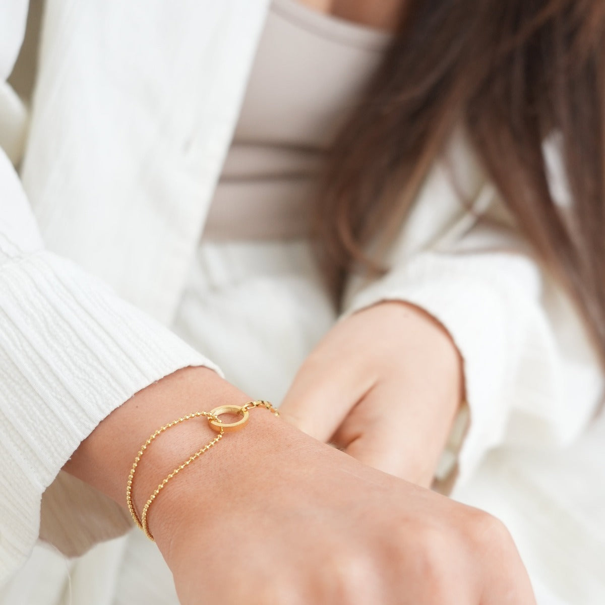 Pulseira Aurore Banhada em Ouro 18k