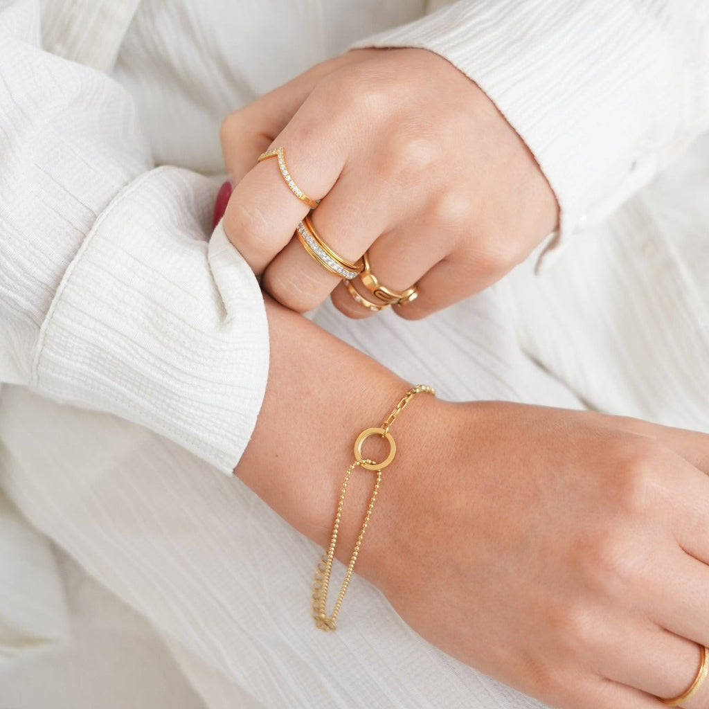 Pulseira Aurore Banhada em Ouro 18k