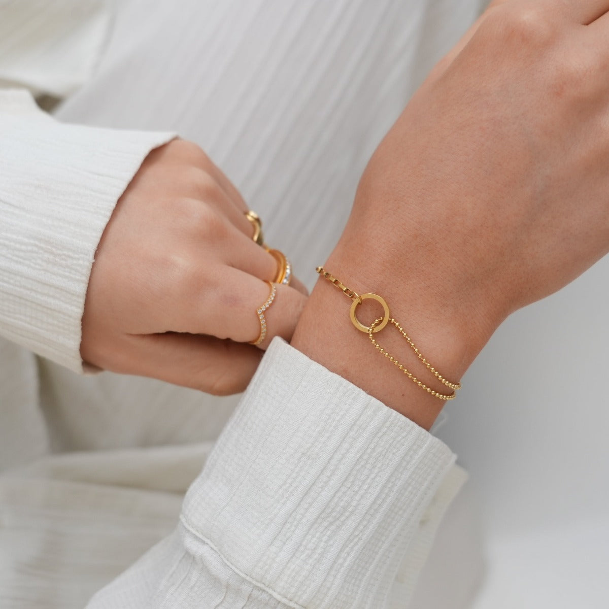 Pulseira Aurore Banhada em Ouro 18k