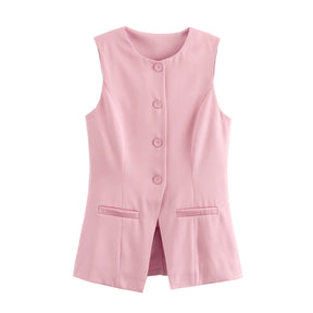 🖤 Luna Street Vest – Colete Feminino Elegante & Versátil ✨