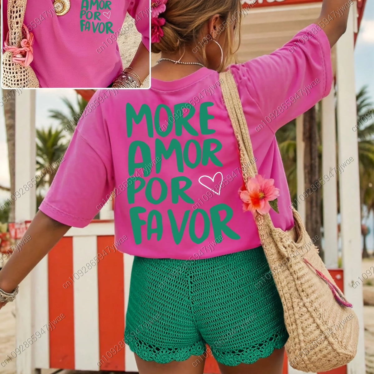 Camiseta Feminina Letter Style – Casual & Conforto