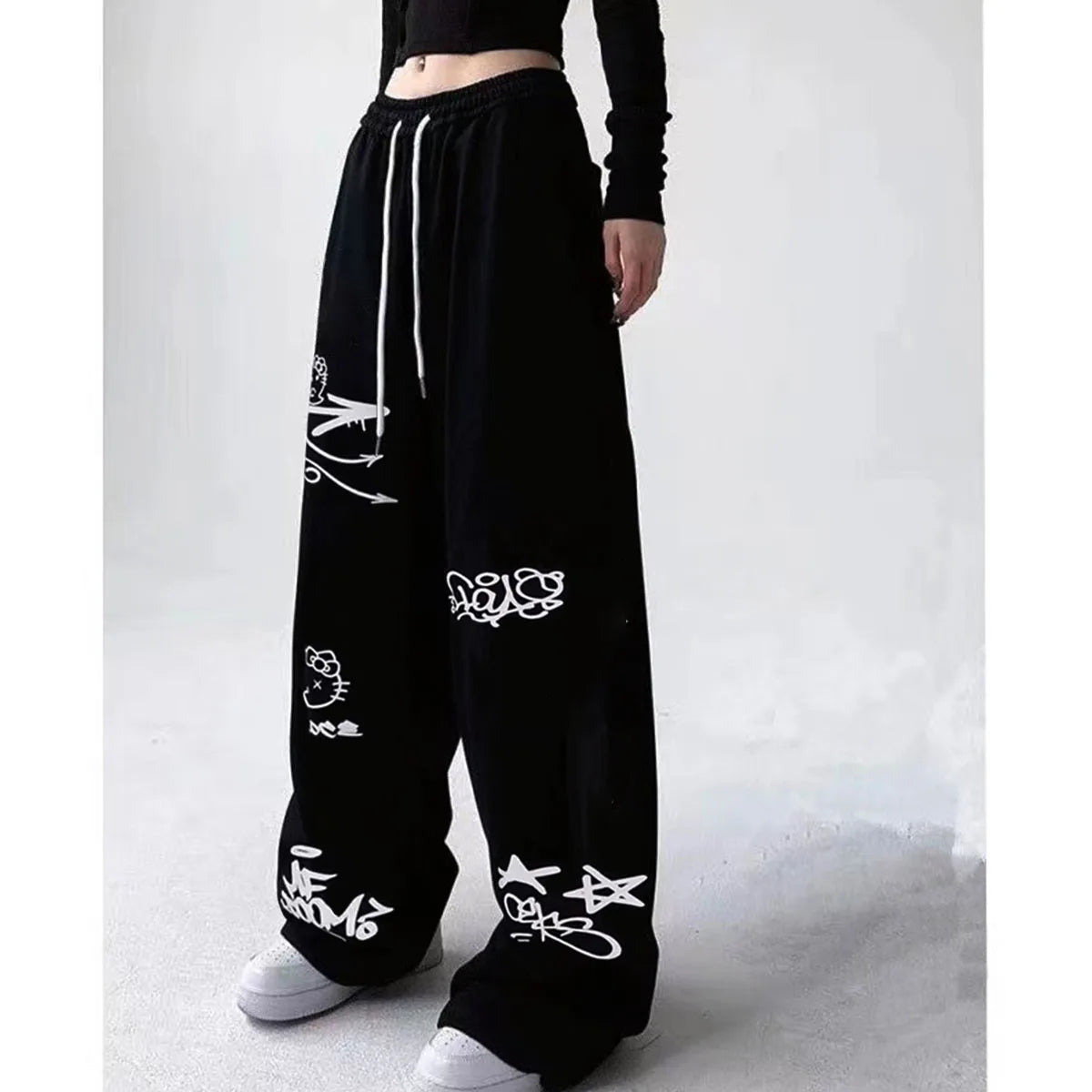 Calça Feminina Moletom Jazz Urban - Estilo Streetwear Confortável e Versátil
