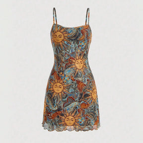 Vestido Mini Glam Print – Sexy & Sofisticado ✨