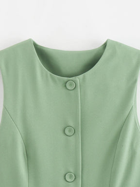 🖤 Luna Street Vest – Colete Feminino Elegante & Versátil ✨