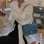 Bolsa Feminina Shoulder Sweet Canvas – Estilo Moderno e Versátil para o Dia a Dia