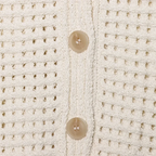 Onnat Glow Conjunto Feminino Tricô | Blusa Manga Curta + Saia com Tassel Bege