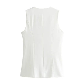 🖤 Luna Street Vest – Colete Feminino Elegante & Versátil ✨