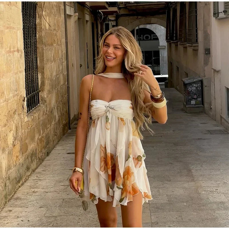 Vestido Aurora Mystique - Longo Elegante com Design Assimétrico