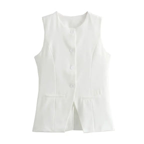 🖤 Luna Street Vest – Colete Feminino Elegante & Versátil ✨