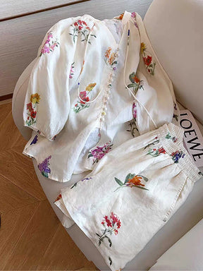 Conjunto Summer Bloom – Blusa & Short Floral