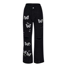 Calça Jeans Borboleta Éden