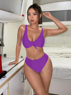 Biquíni Brasileiro Celestia Premium com Bojo Removível Azul