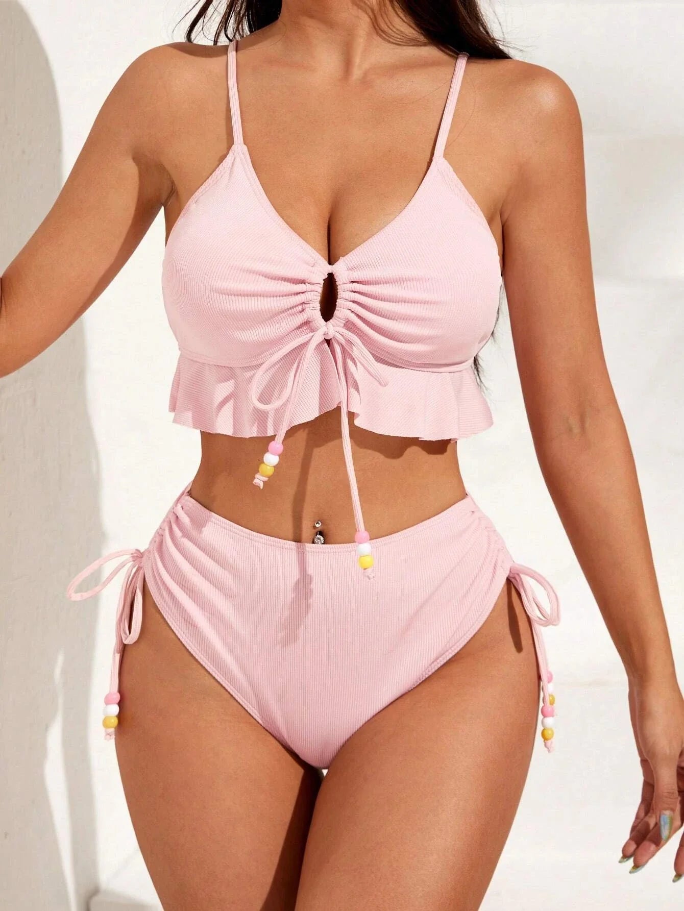 Biquíni Janaína com Babado e Amarração - Estilo e Conforto