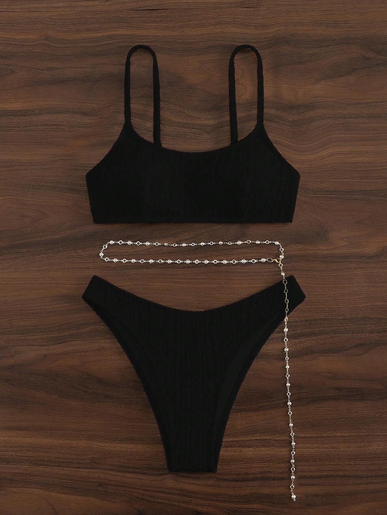 Biquíni Dianne com Cinto Corrente - Conforto e Estilo