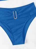 Biquíni Cintura Alta Marcela com Detalhes Elegantes