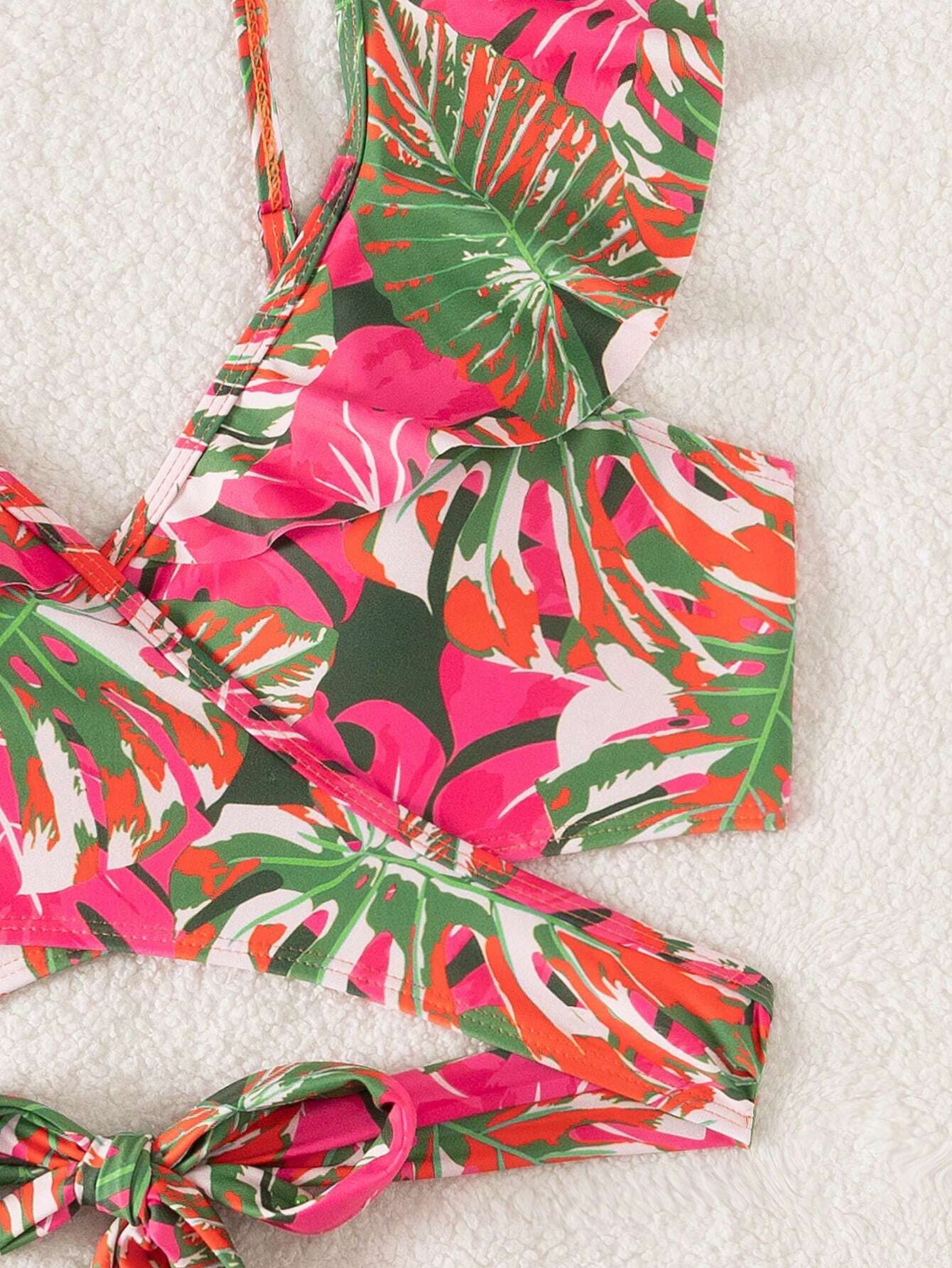 Biquíni Cruzado Valéria com Manga Borboleta