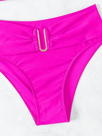 Biquíni Cintura Alta Marcela com Detalhes Elegantes