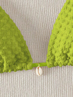 Biquíni Cortininha Iris Triângulo com Detalhes Exclusivos