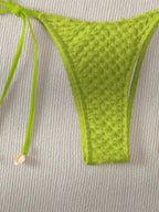 Biquíni Cortininha Iris Triângulo com Detalhes Exclusivos