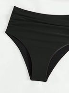 Biquíni Brasileiro Luxo Preto com Bojo Removível e Design Exclusivo