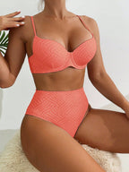 Biquíni Brasileiro Valerie Conjunto de 2 Peças Cor Sólida