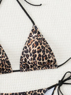 Biquíni Cortininha Carol Estampa de Leopardo