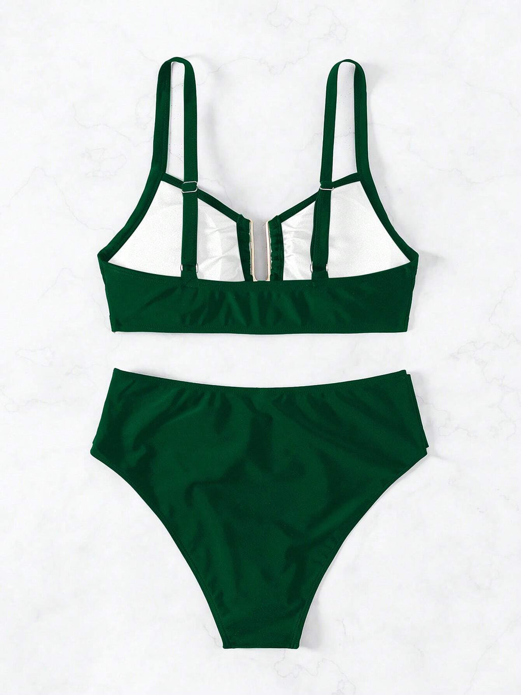 Biquíni Cintura Alta Marcela com Detalhes Elegantes