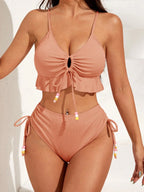 Biquíni Janaína com Babado e Amarração - Estilo e Conforto