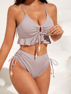 Biquíni Janaína com Babado e Amarração - Estilo e Conforto