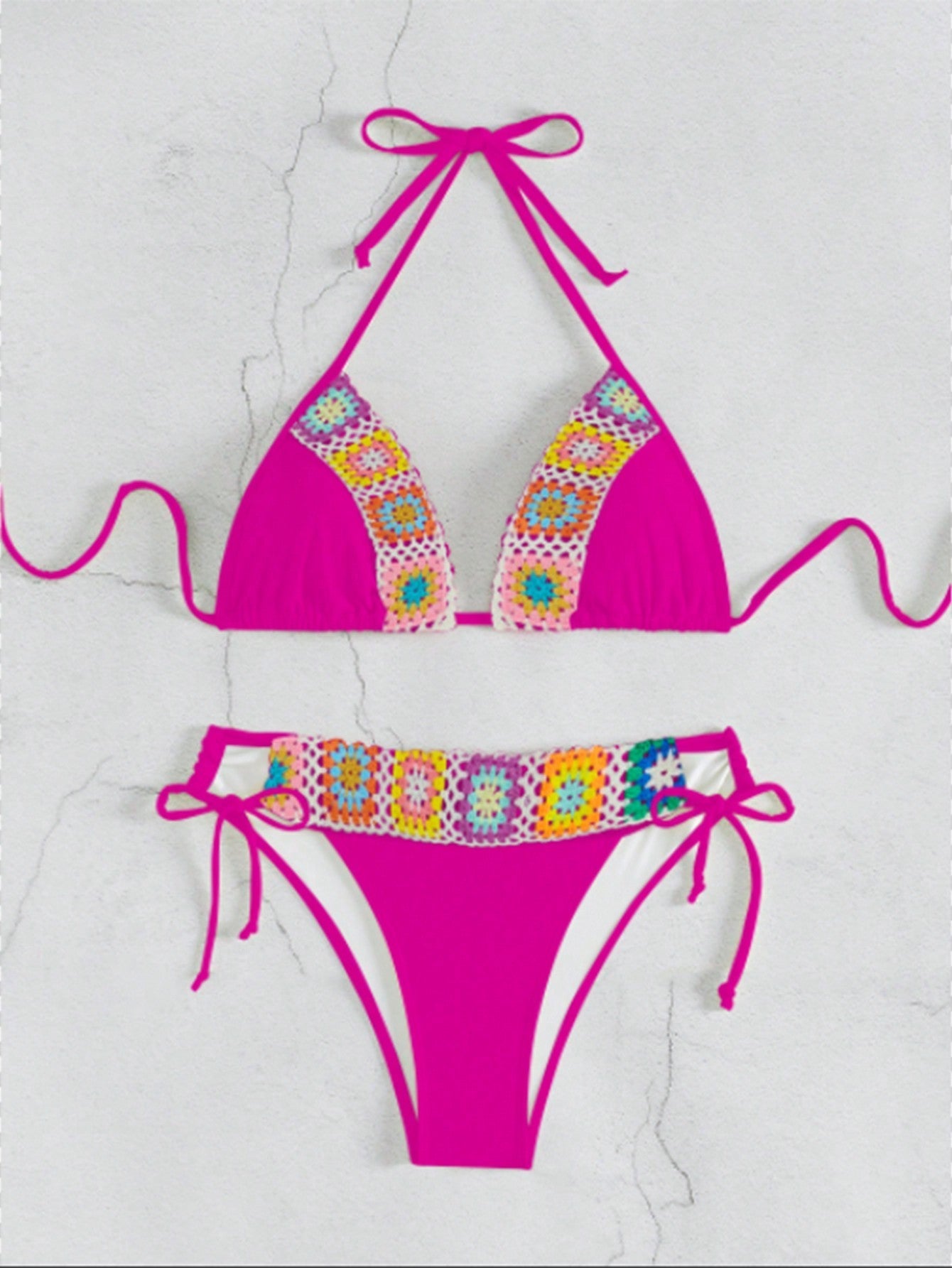 Biquíni Floral Halter Neck Verão Chic - Conforto e Estilo