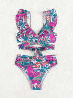 Biquíni Cruzado Valéria com Manga Borboleta