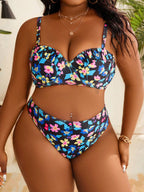 Biquíni Brasileiro Plus Size Floral Francine com Enchimento