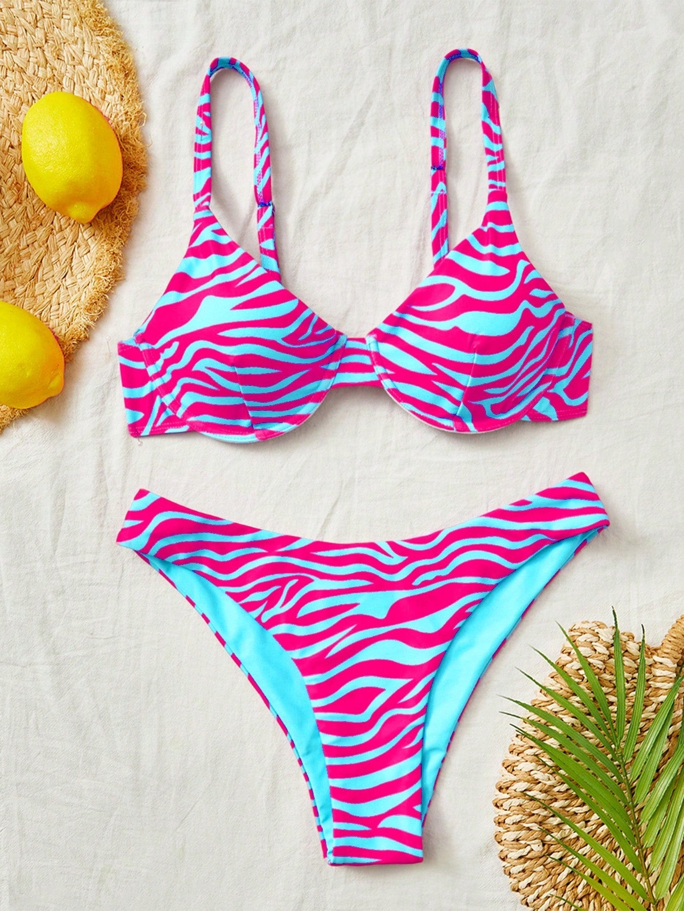 Biquíni Brasileiro Sasha Conjunto 2 Peças Alta Elasticidade