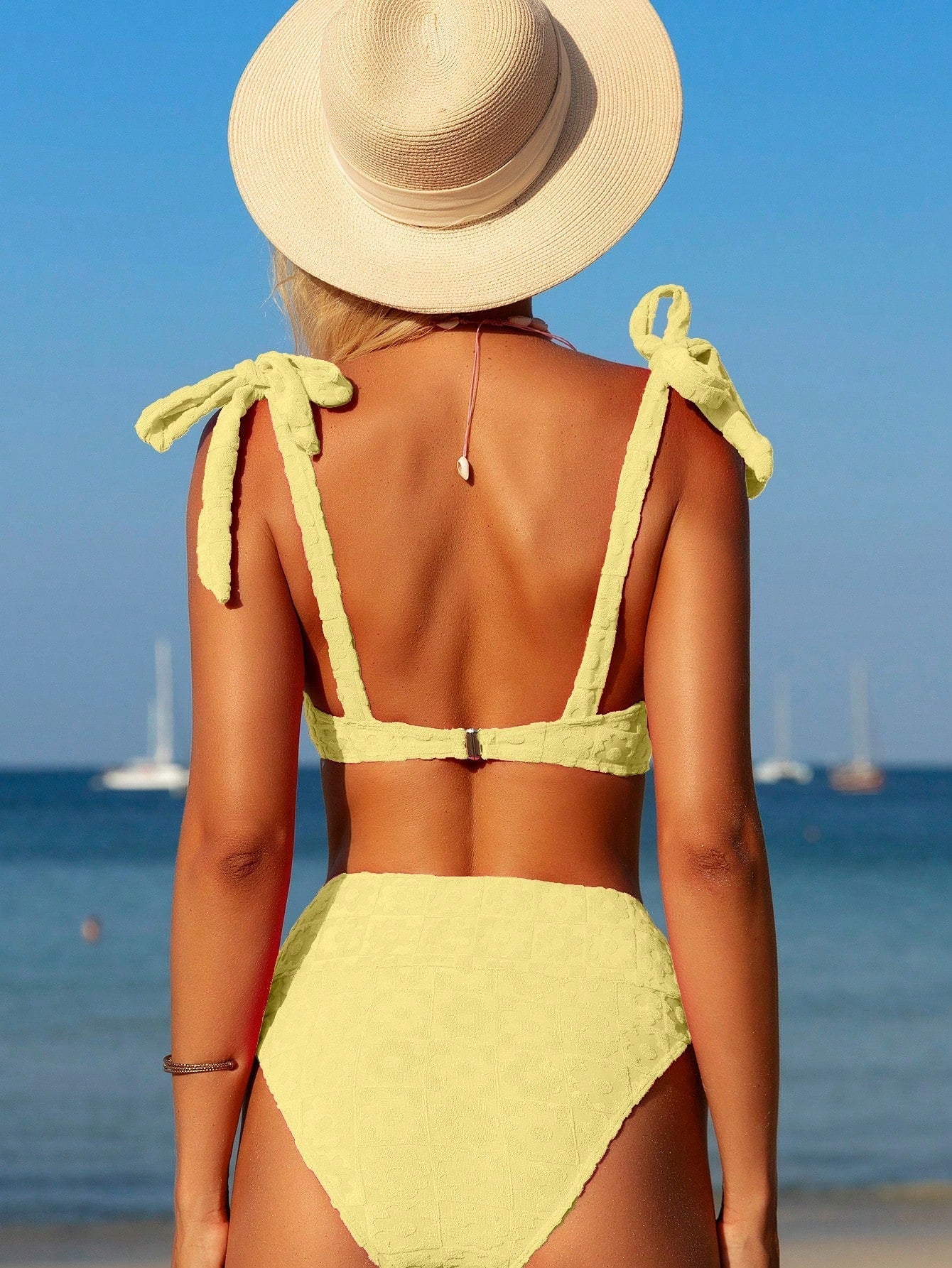 Biquíni Olivia Amarelo com Design Exclusivo