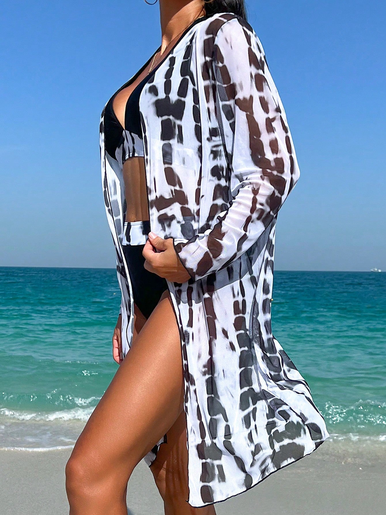 Biquíni Brasileiro 3 Peças Victoria Alta Elasticidade Multicolorido