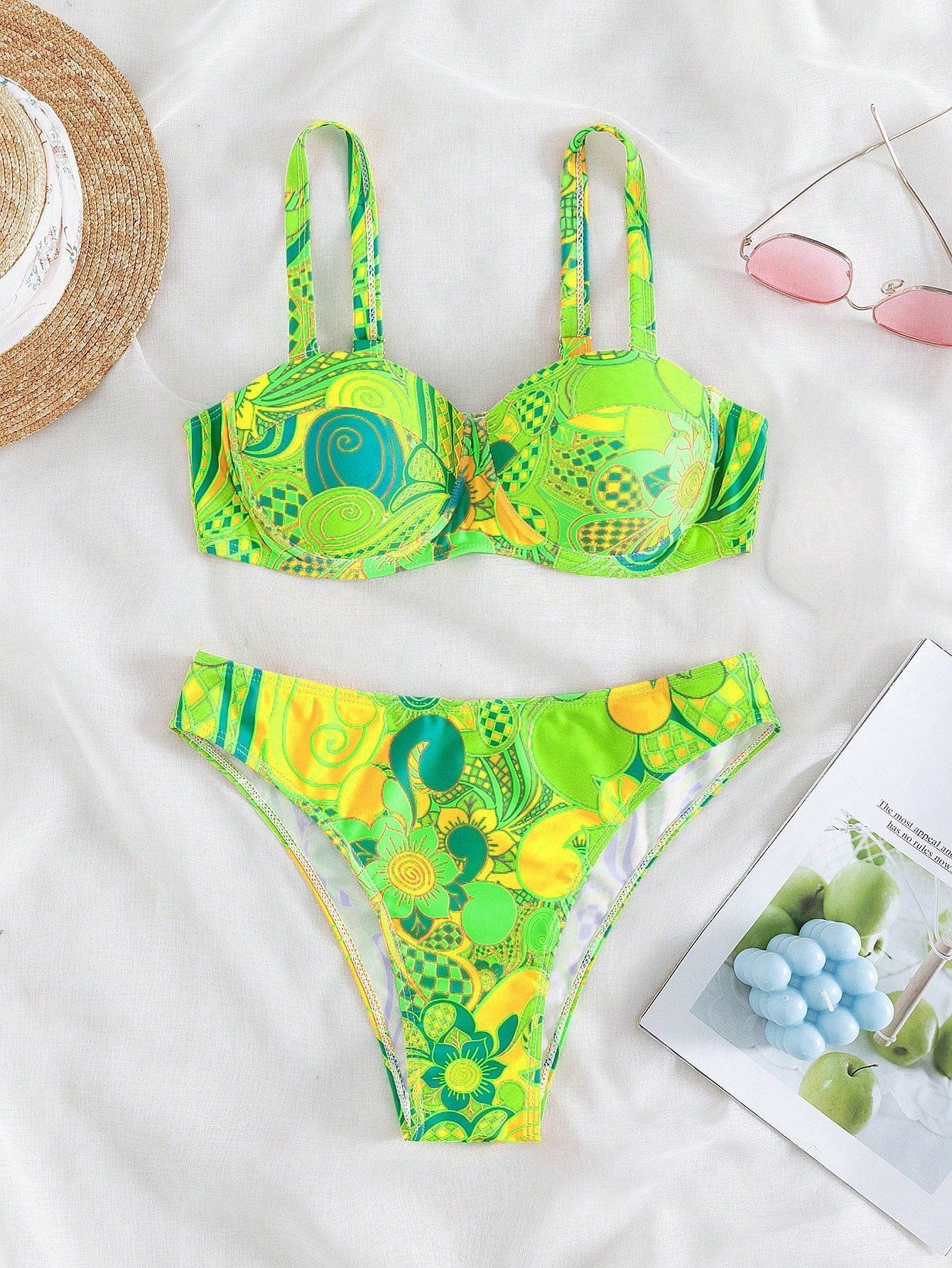 Biquíni Brasileiro Aila Premium Estilo Exclusivo Verde