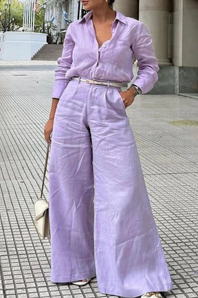 Conjunto Harmony – Camisa e Calça Casual Elegante