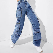Calça Cargo Denim Sahara