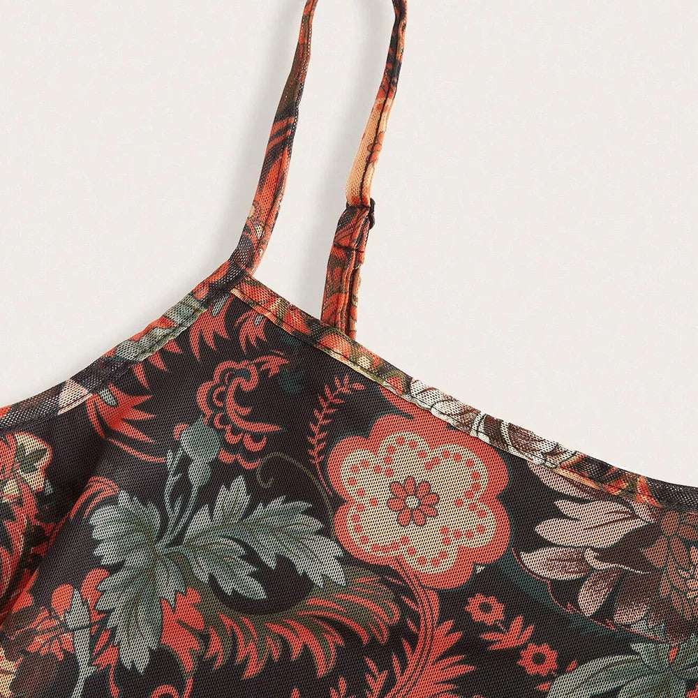 Vestido Feminino Mini Glam Print – Estilo Moderno e Elegante