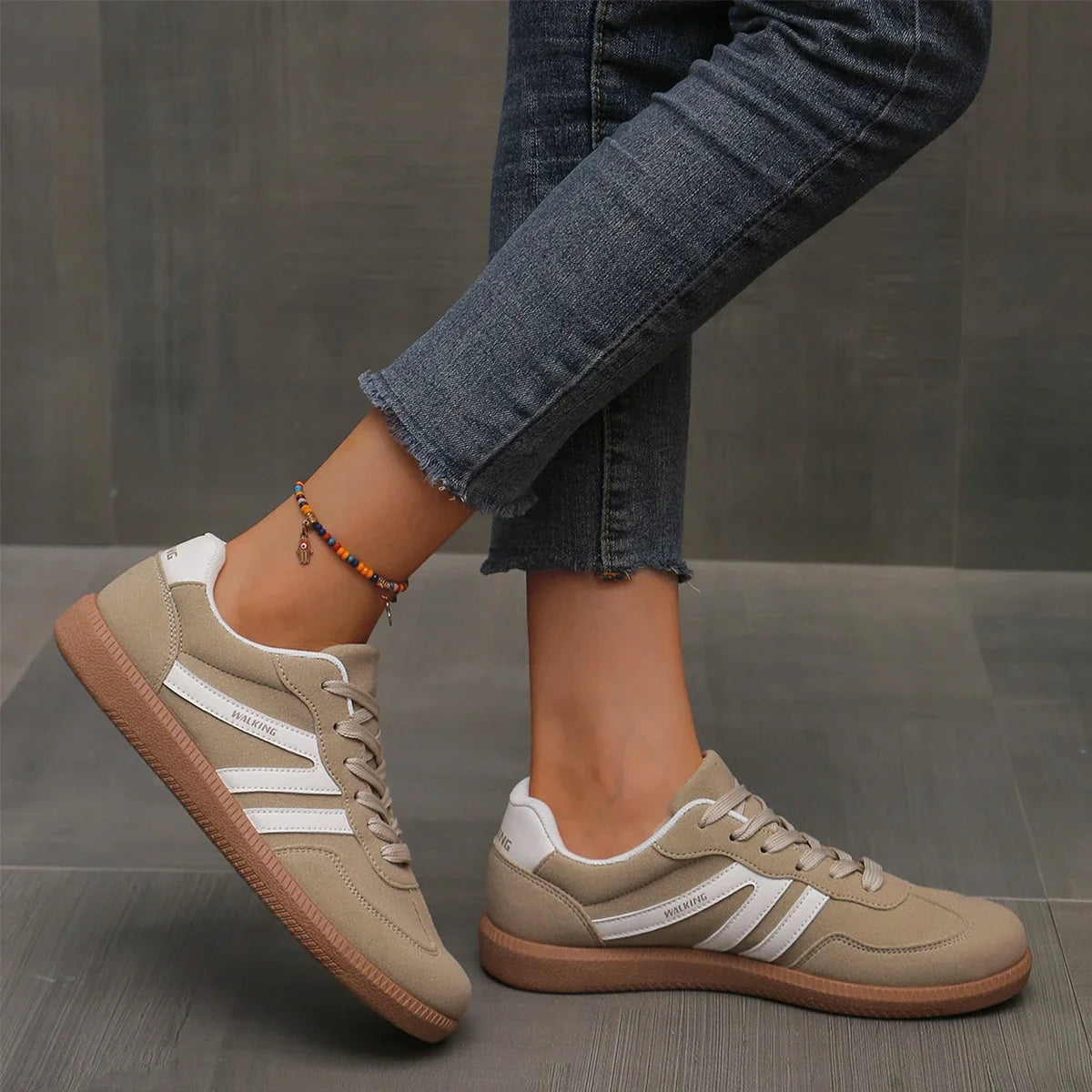 Tênis Feminino Urban Suede em Camurça Premium - Estilo e Conforto Casual