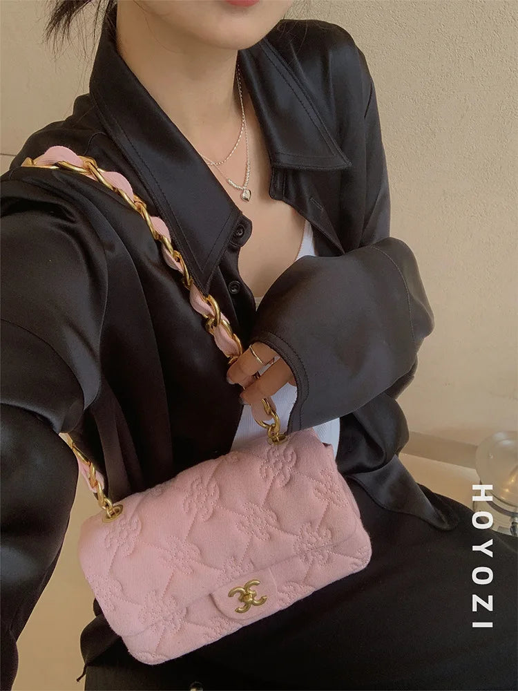 Bolsa Feminina Shoulder Sweet Canvas – Estilo Moderno e Versátil para o Dia a Dia