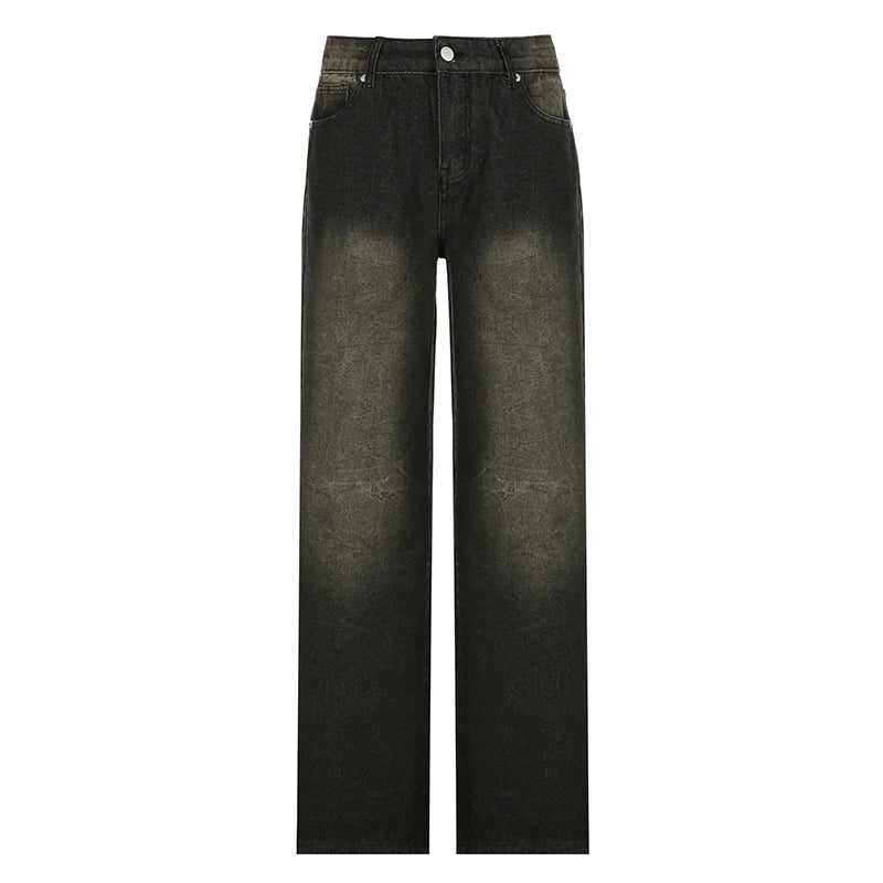 Calça Feminina Wide Leg Jeans Ventura - Design Moderno, Ajuste Relaxado e Confortável