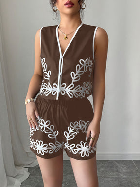 Conjunto Color Block Amara – Elegância Atempora