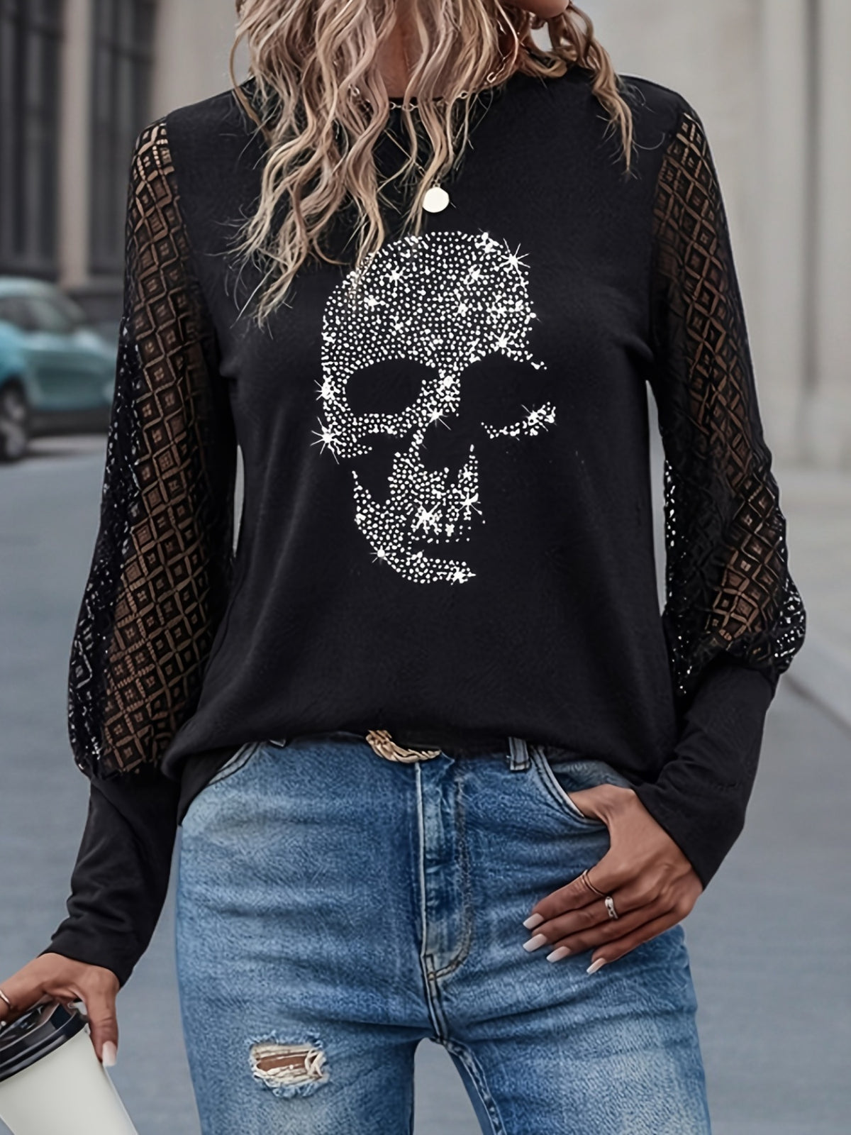 Blusa Aurellé Brilho Retrato