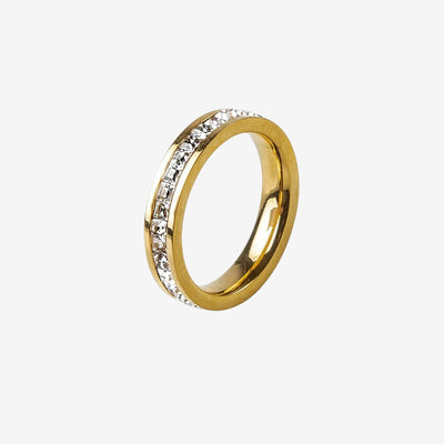 Anel Luster Banhado em Ouro 18K