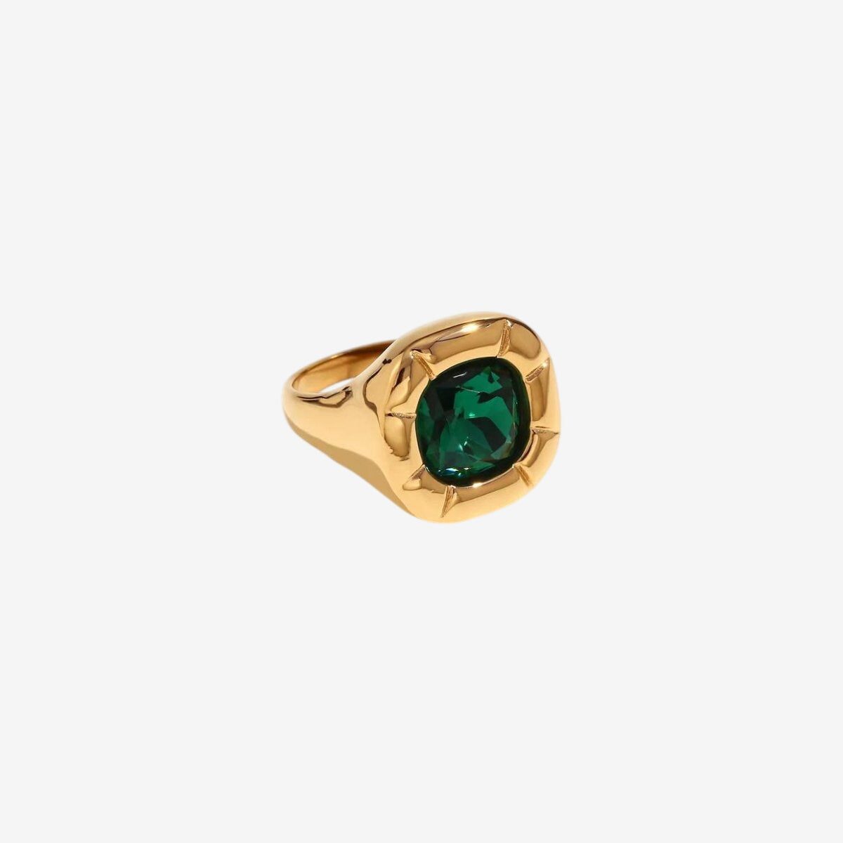 Anel Dulcis Cocktail Banhado em Ouro 18K