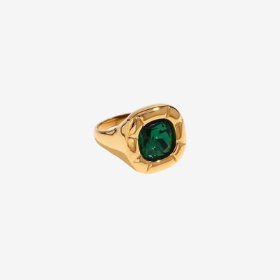 Anel Dulcis Cocktail Banhado em Ouro 18K