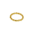 Anel Espiral Banhado em Ouro 18K
