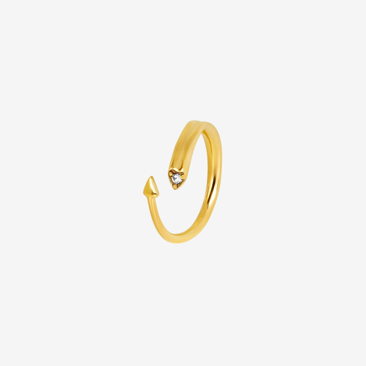 Anel Flecha Banhado em Ouro 18k